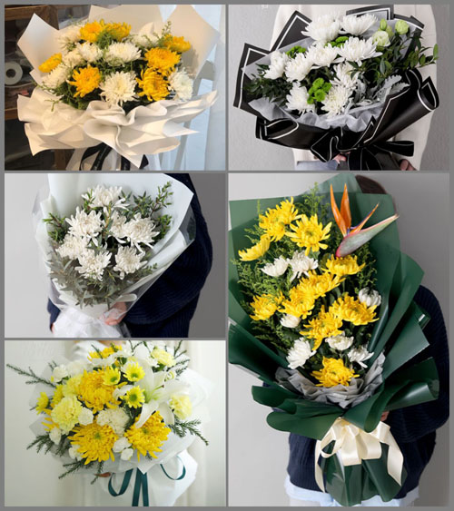 贵州铜仁市松桃县蓼皋镇吊井湾社区白事花束代送
